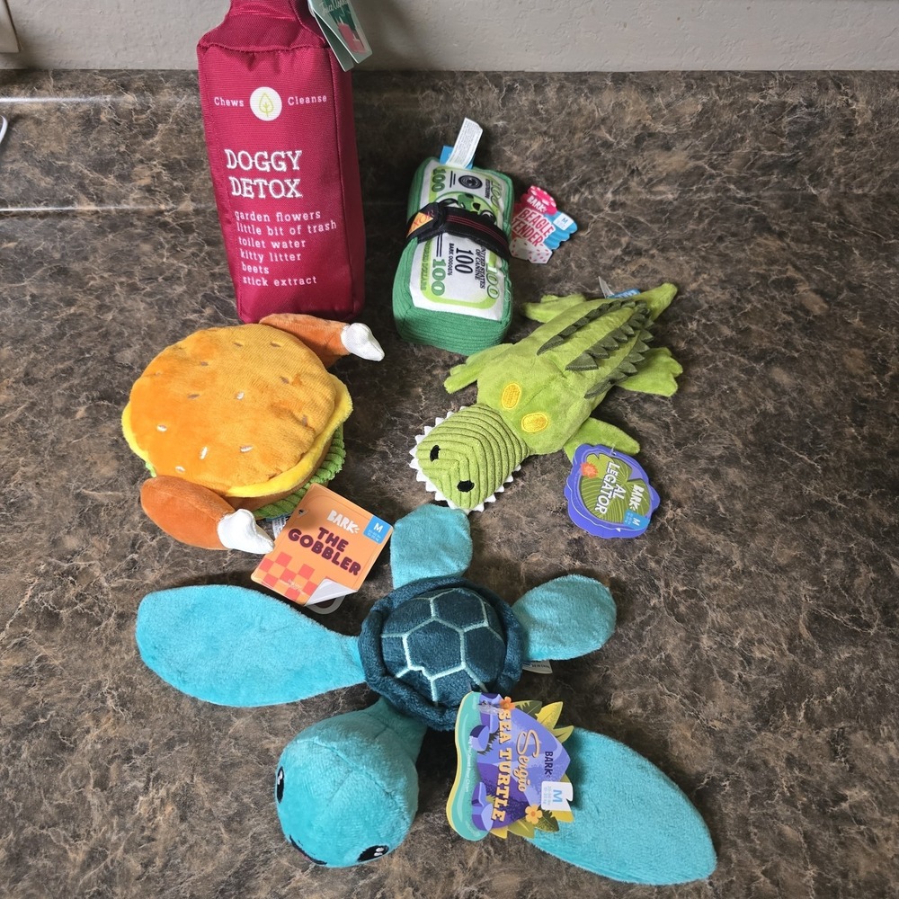 Bark Dog Toys Medium Lot Of 5